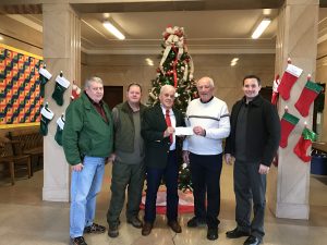 From Left to Right – David Milen – VEC Polk County Board Member, Richard Taylor - Polk County EMS, Hoyt Firestone – County Executive, Bill Womac – VECustomers Share Board Member, and David Murphy – Vice President of Marketing and Economic Development VEC.